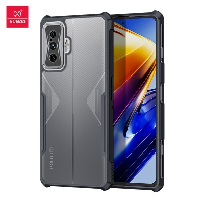 小米Poco F4 GT手机壳，迅达手机壳防指纹透明后盖安全气囊防震保护壳